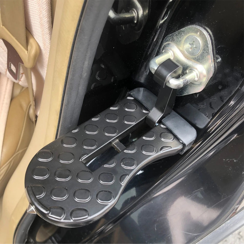 Portable Car Roof Step – Foldable Door Latch Hook Pedal